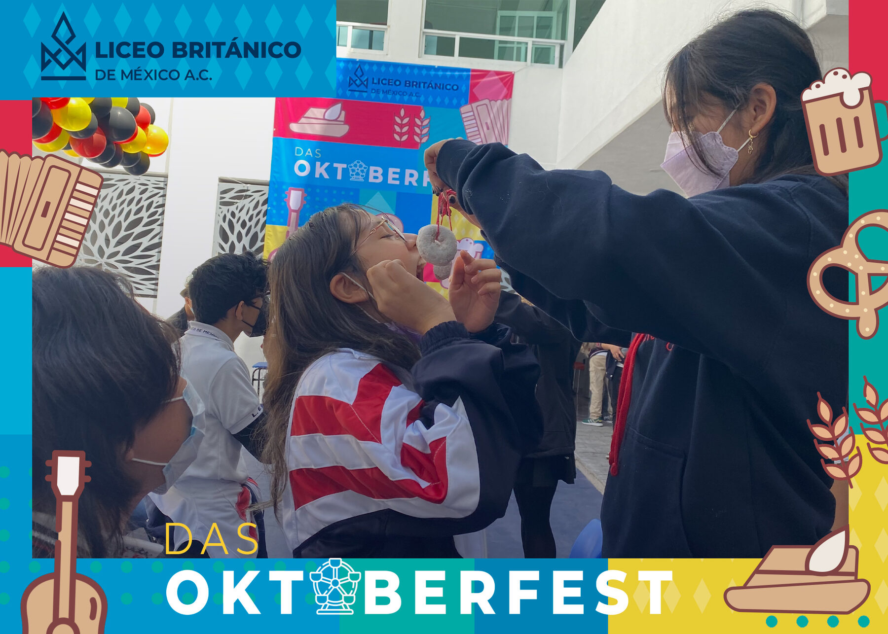 Estudiantes de Secundaria del Liceo Británico en una actividad escolar