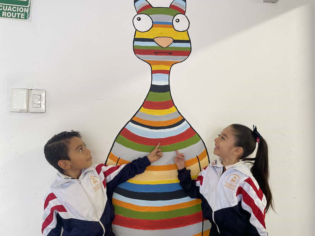 Alumnos del Liceo Británico compartiendo una experiencia